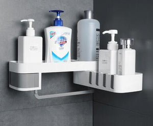 Adhesive Bathroom Corner Shelf