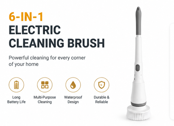 Electric Cleaning Brush & Scrubber