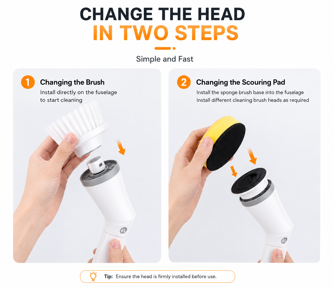 Electric Cleaning Brush & Scrubber