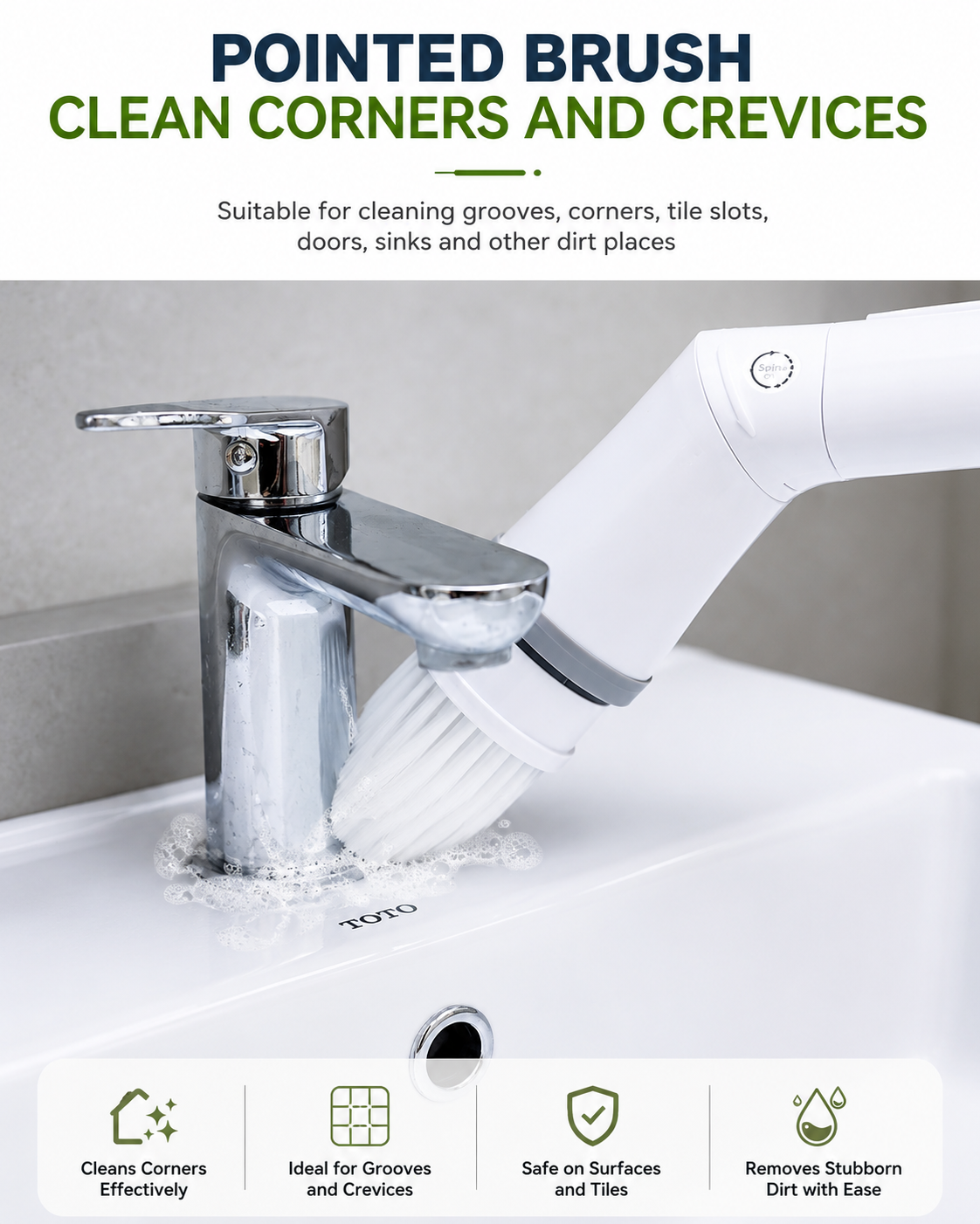 Electric Cleaning Brush & Scrubber