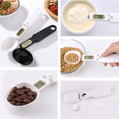 LCD Digital Kitchen Scale & Measuring Spoon